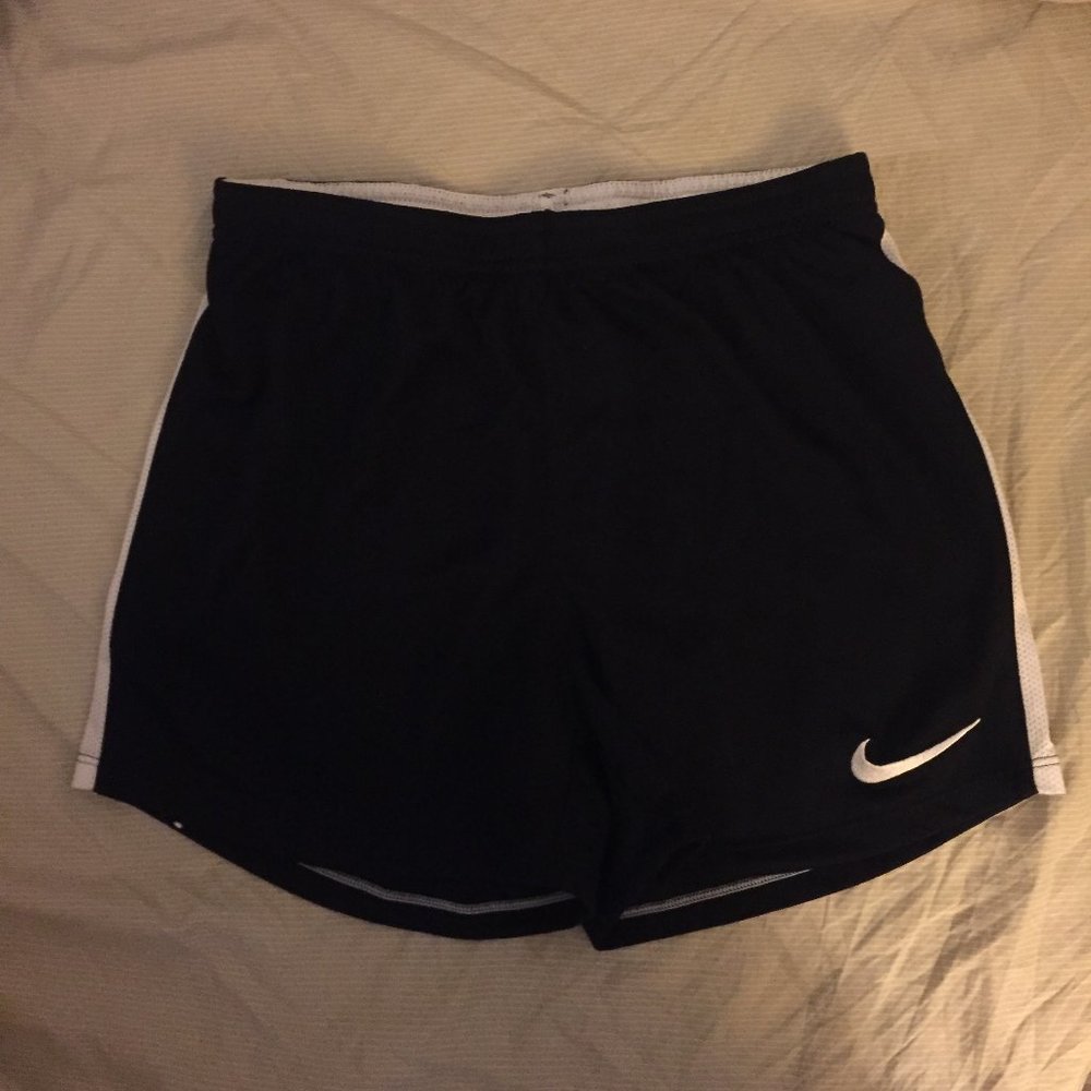 Women Nike dri-fit black athletic shorts